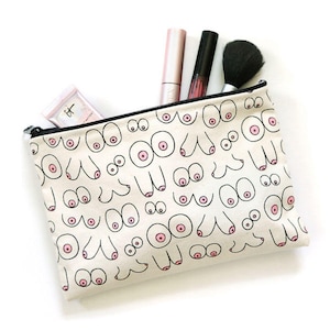 Boob Makeup Bag - Boob Gift - Boob Pouch - Boob Job Gift - Breast Augmentation Gift
