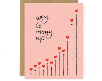 Wedding Card - Anniversary Card - Marry Up
