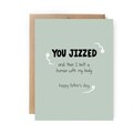 Funny Built A Human Fathers Day Card from Wife - Fathers Day Card for Husband