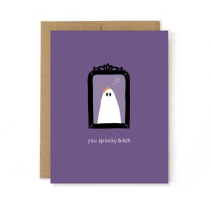 Funny Card for Halloween Lover - Halloween Card for Friend - Spooky Season Card for Halloween Obsessed