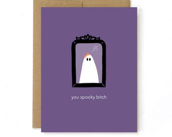 Funny Card for Halloween Lover - Halloween Card for Friend - Spooky Season Card for Halloween Obsessed