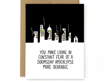 Trump Election Inauguration Valentines Day Card - Political Love Anniversary Card for Husband Wife Him Her Democrat Feminist