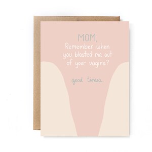 Funny Card For Mom From Daughter - Funny Mothers Day Card from Son - Funny Card for Mom from Child - Funny Mom Gift Mothers Day