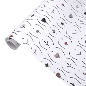Cadeau amusant pour un salon de beauté - Papier d'emballage pour poils pubiens - Papier d'emballage pour poils pubiens - Papier cadeau embarrassant éléphant blanc