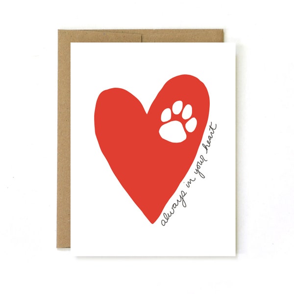 Pet Loss Card - Etsy