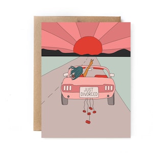 Funny Divorce Card for Friend - Divorce Finalized Congratulations Card - Congrats on Your Divorce Card