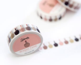 Coworker Gift - Stocking Stuffer - Feminist Gift - Middle Finger Washi Tape