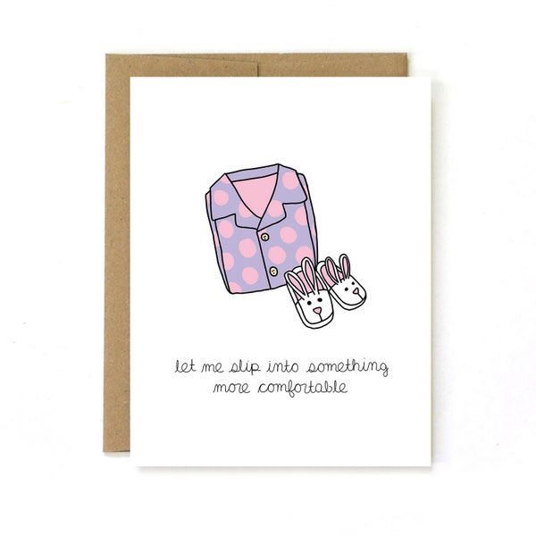 Funny Anniversary Card - Card for Husband - Marriage Card - Comfortable
