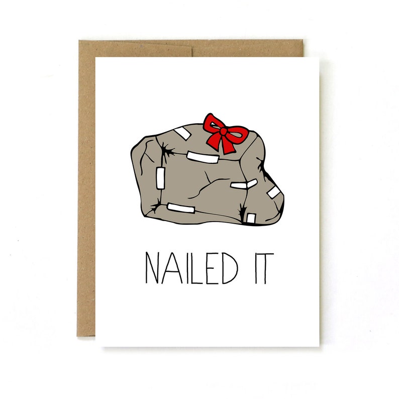 Nailed It Funny Christmas Card
