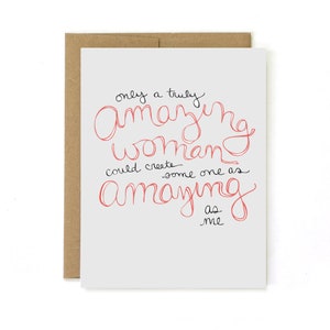 Mothers Day Card for Mom from Daughter Child - You Are An Amazing Great Mom