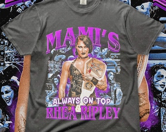 Camiseta Rhea Ripley / Camiseta de superestrella de la lucha libre RZ