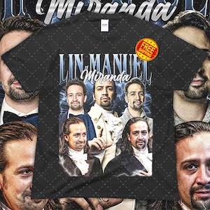 Lin-Manuel Miranda Unisex Tee, Hamilton Fan Shirt, Broadway Musical Gift, Theater Lover Top, Drama Club T-Shirt, Actor Actress Apparel,