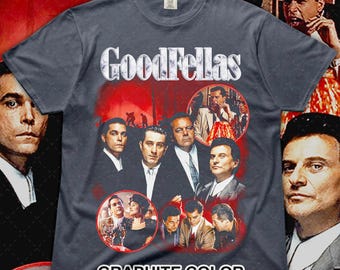 Camiseta retro de Uno de los Nuestros, camiseta con póster de película vintage, merchandising de mafiosos, Scorsese EKC003, camiseta unisex, identificación de recuerdos de los 90