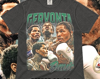 Camiseta vintage de edición limitada de Gervonta Davis, regalo para mujer y hombre. Camiseta unisex.