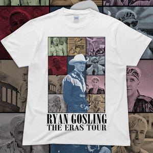 RYAN GOSLING Vintage T-shirt - Ryan Gosling Homage Tees, Ryan Gosling Retro 90's Shirt, Ryan Gosling Fans Tees, Ryan Gosling Memes HA