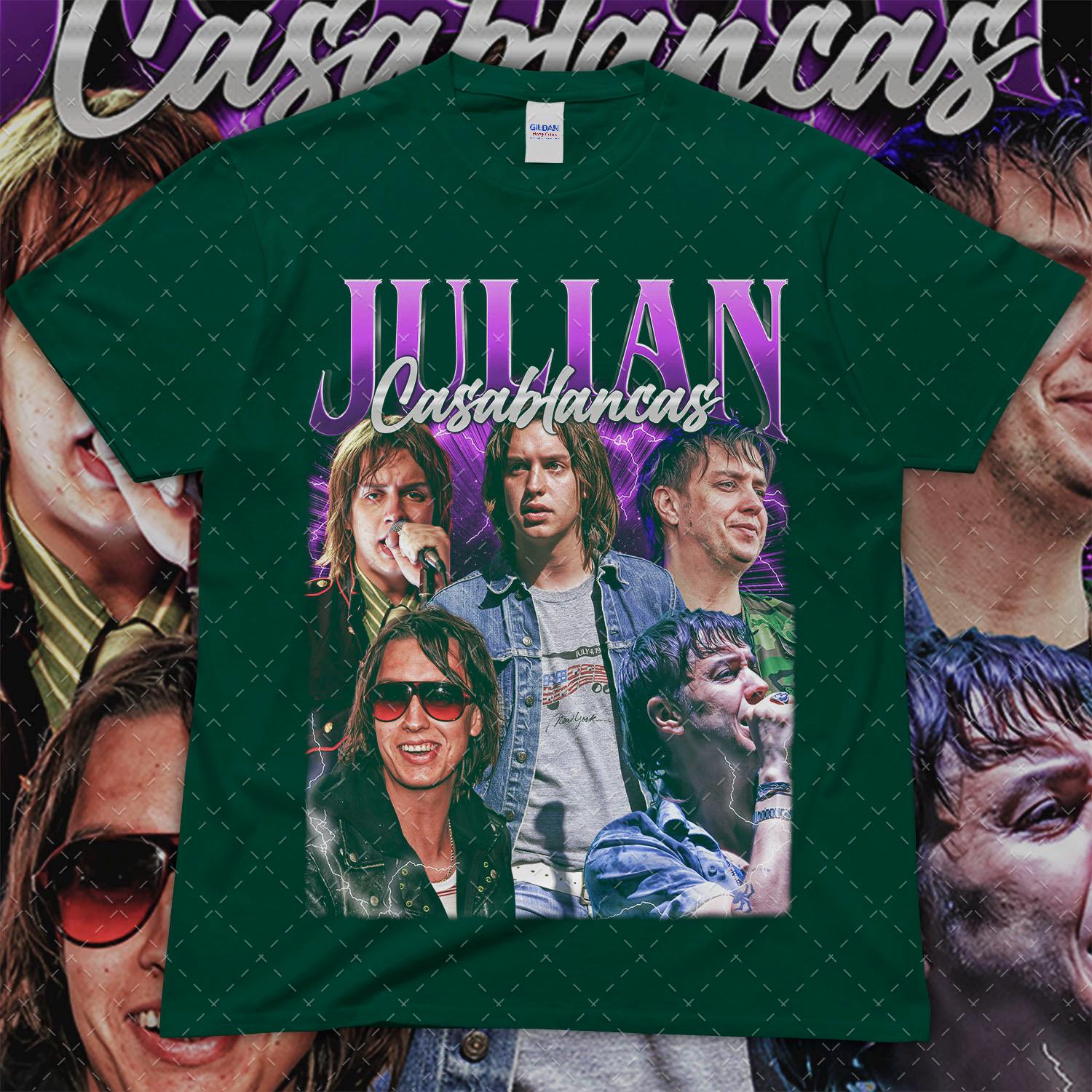 Julian Casablancas T-shirt - Unisex Tee, Band Merch, Music Lover