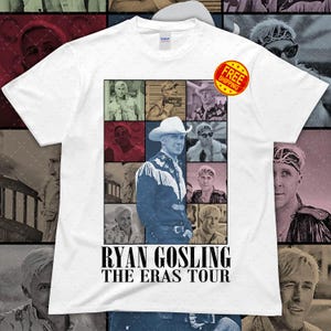 RYAN GOSLING Vintage T-Shirt - Rayan Gosling Hommage-T-Shirts, rückwärtige Ausgabe