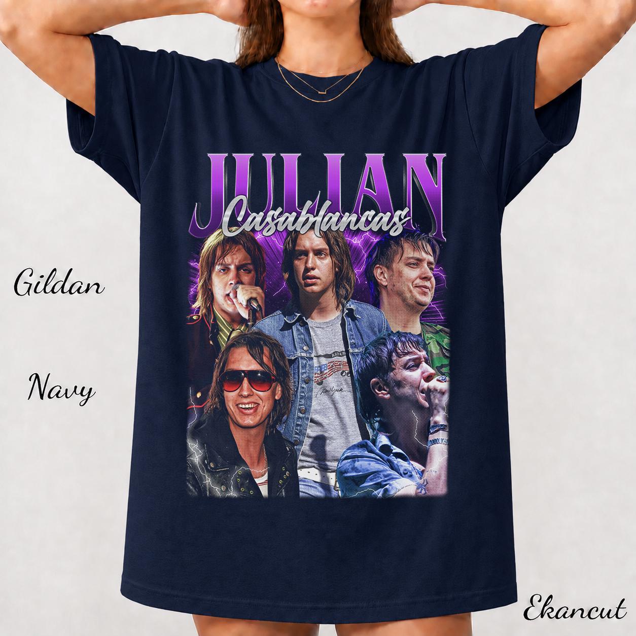 Julian Casabluncas /strokes tシャツ　Sサイズ Julian Casablancas Band Merch T-shirt – Vintage Style Rock Music