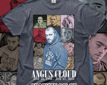 Camiseta retro "Descansa en paz", Angus Cloud, Euphoria - Camiseta unisex de estilo suave, estilo rockero - TJK03 ID
