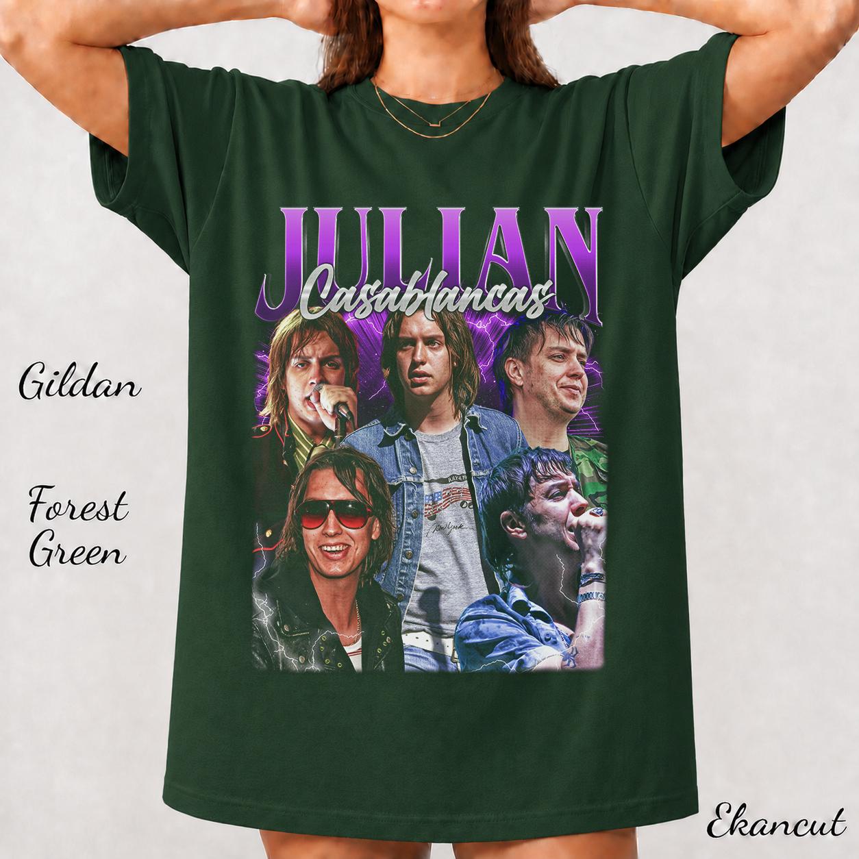 Julian Casablancas Band Merch T-shirt – Vintage Style Rock Music