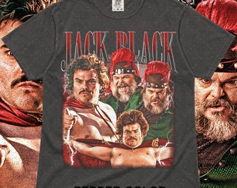 Camiseta unisex vintage Jack Black, regalo para mujer y hombre, camiseta clásica con estampado retro, regalo de cumpleaños.