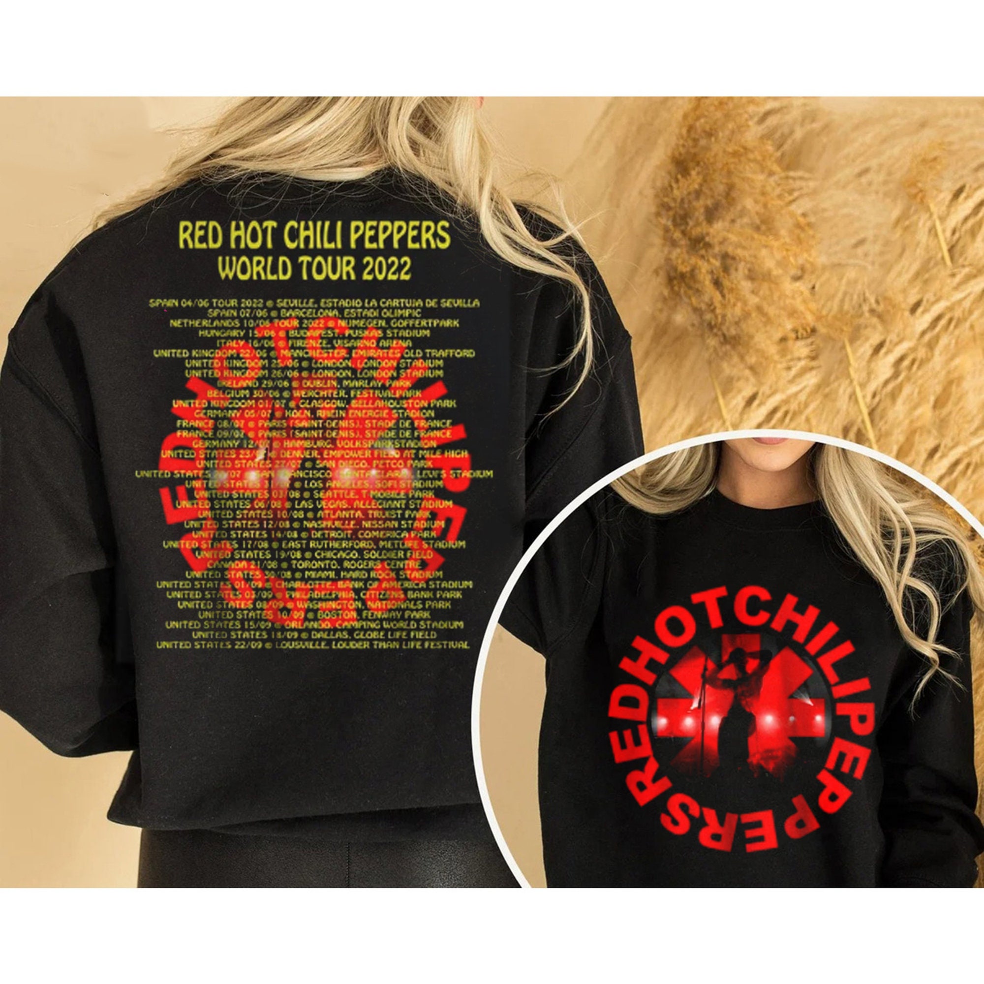 Red Hot Chili Peppers 2022 World Tour Shirt, Return Of The Dream Canteen Starting at 30.95 By Thien