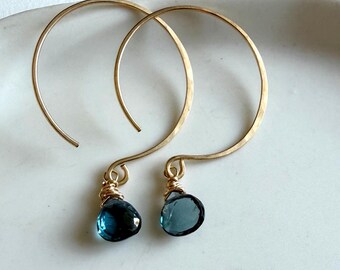 London Blue Topaz Earrings