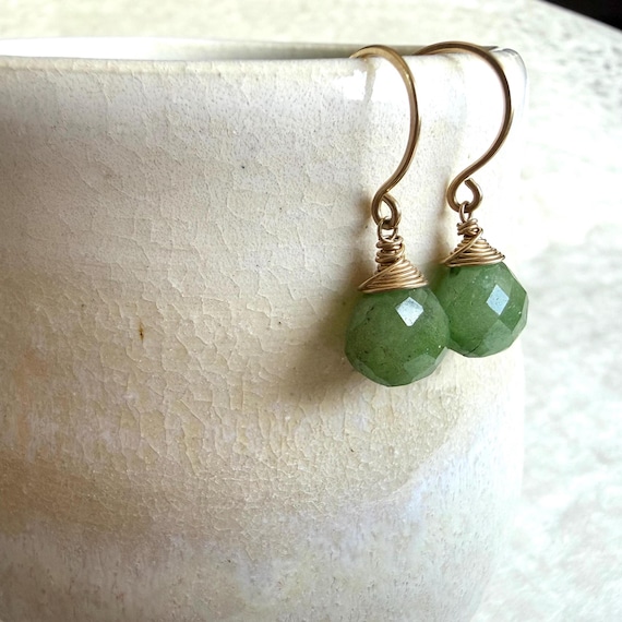 Emerald Drop Earrings