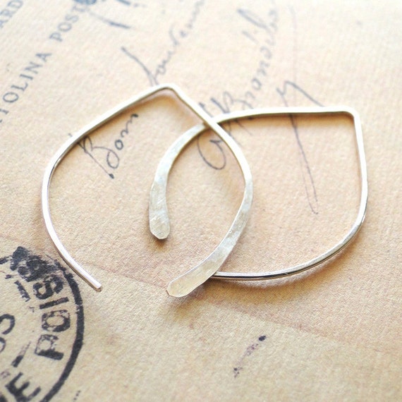 Wishbone Earrings - Small Sterling Silver