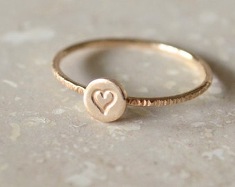 Gold Heart Ring