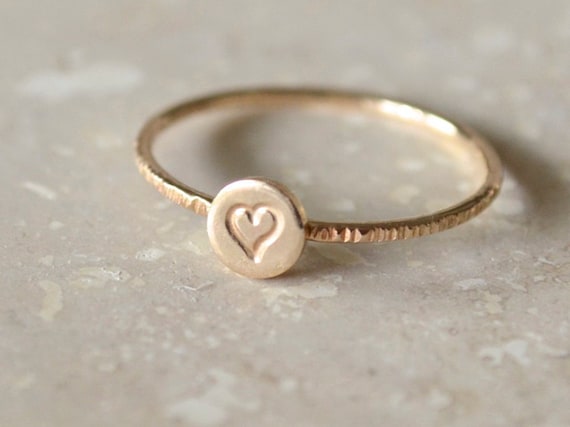 Gold Heart Ring