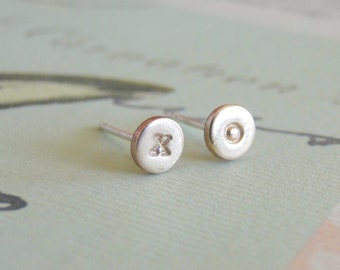 Gold XO Stud Earrings, Gold Studs