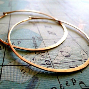 Big Gold Hoops, Gold Hoop Earrings