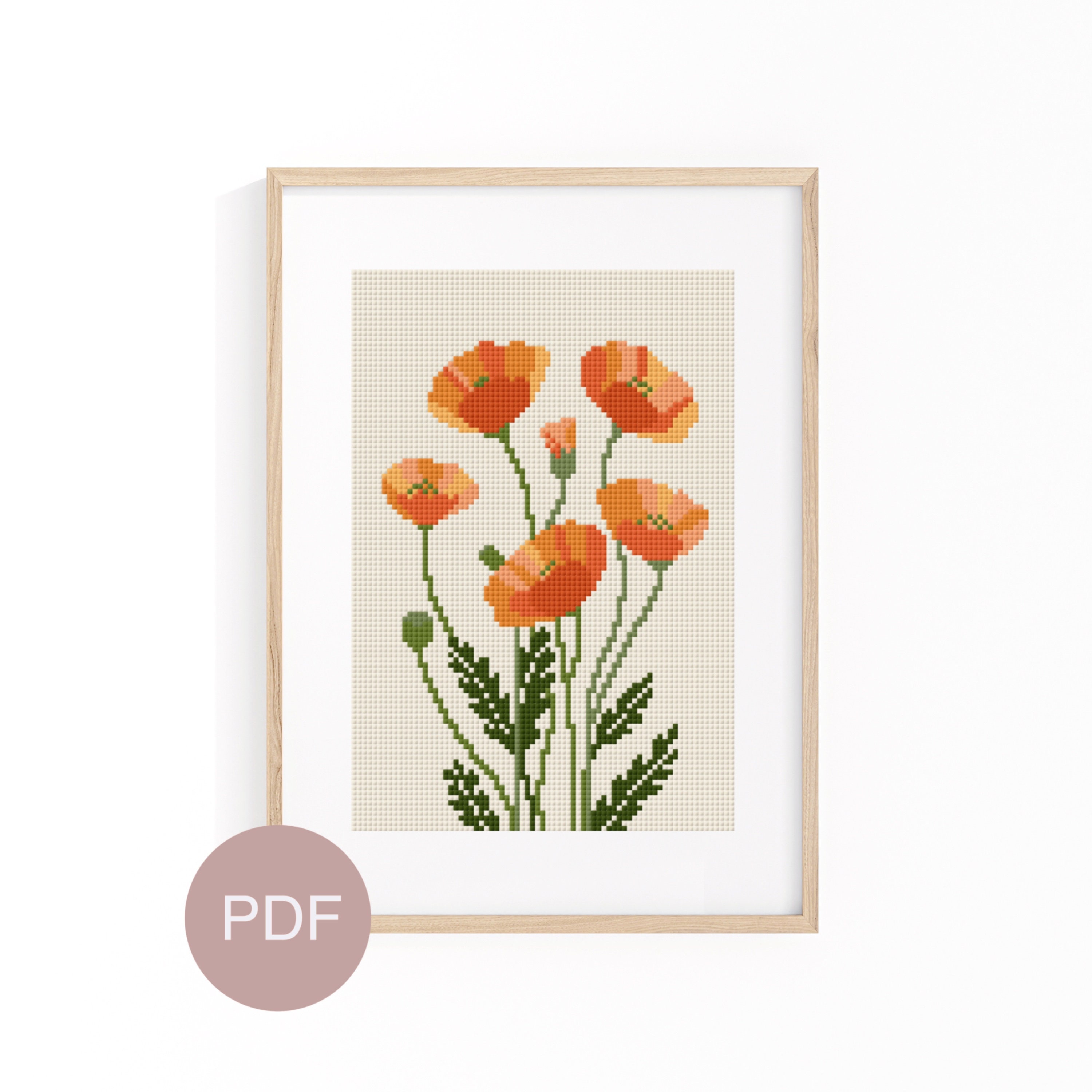 【最終価格】 POPPY FLORAL PATTERN SECOND SKIN Anime Poppy Flower Patterns Collection Graphic by Asad Jamil