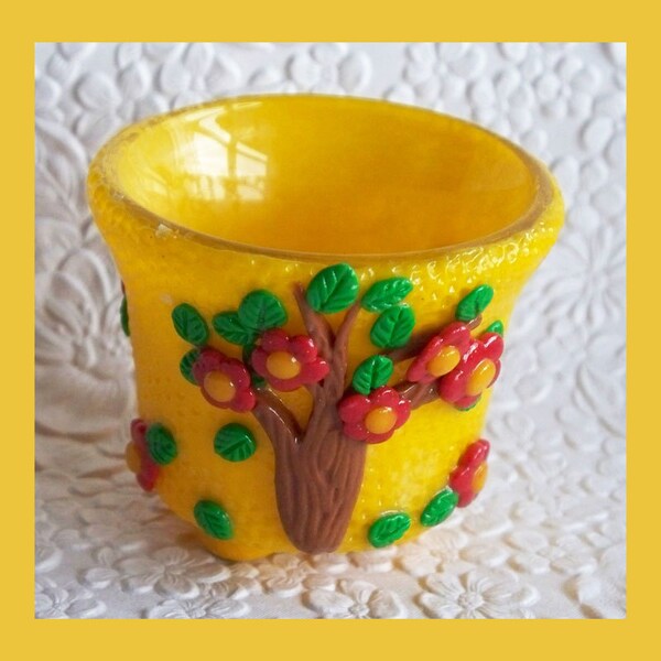 Yellow Tealight Votive