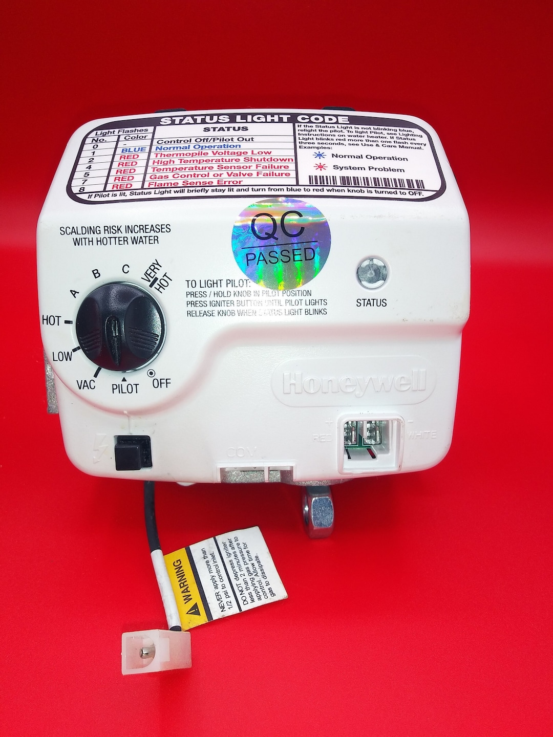 WV8840C1406 Honeywell Water Heater Gas Valve for Natural Gas (used -  Tested) - Etsy, image size:1080x1440