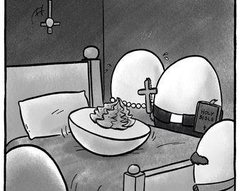 The Eggsorcist (Aufkleber)