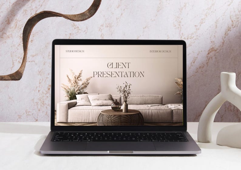Interior Design Template, Interior Decoration Client Presentation ...