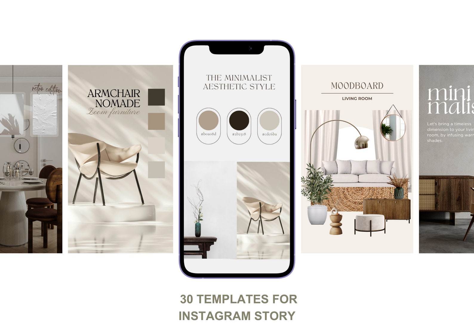 60 Interior Design Instagram Post Templates, Interior Decoration Posts ...