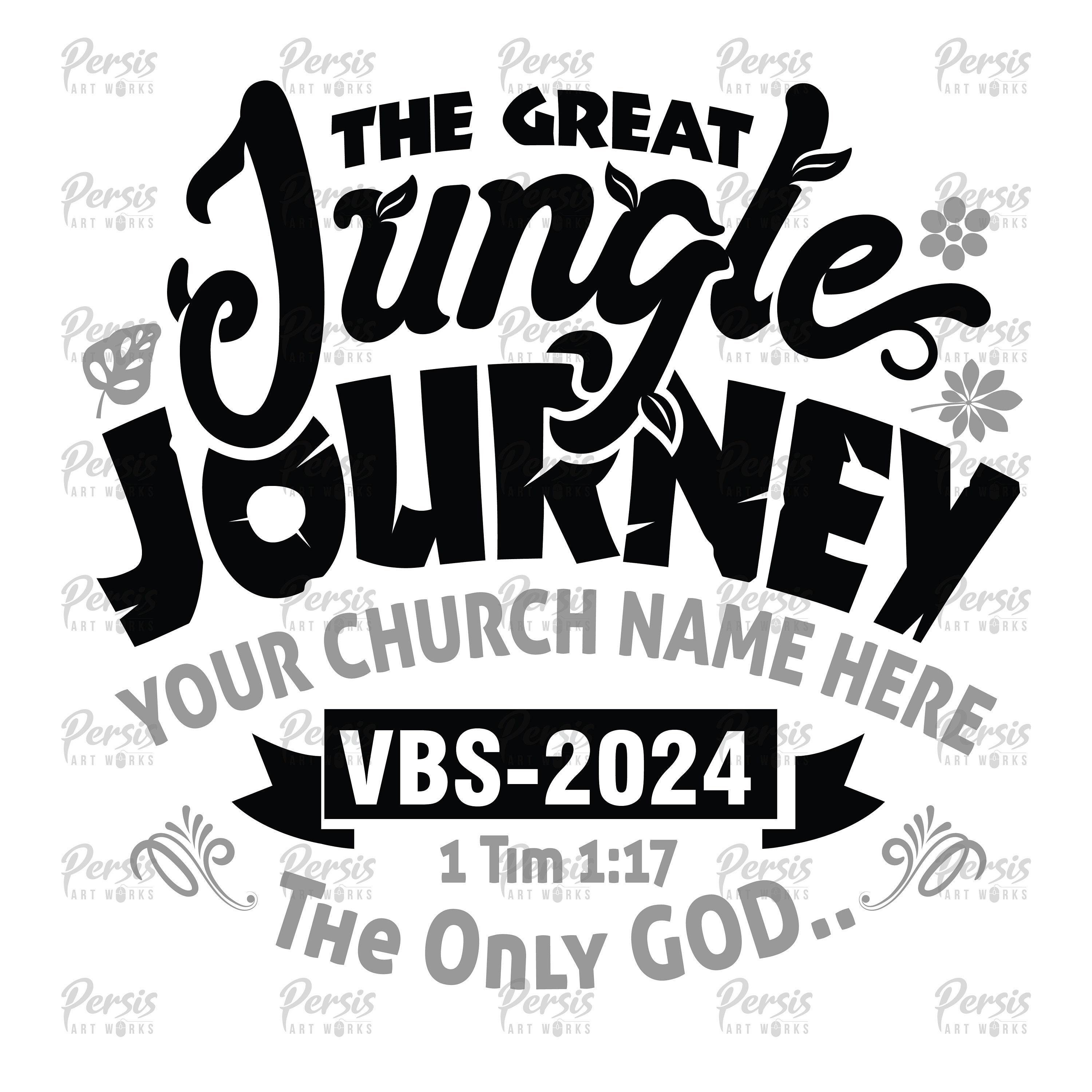 The Great Jungle Journey VBS Tshirt Print Digital Download PDF, Ai, EPS Etsy