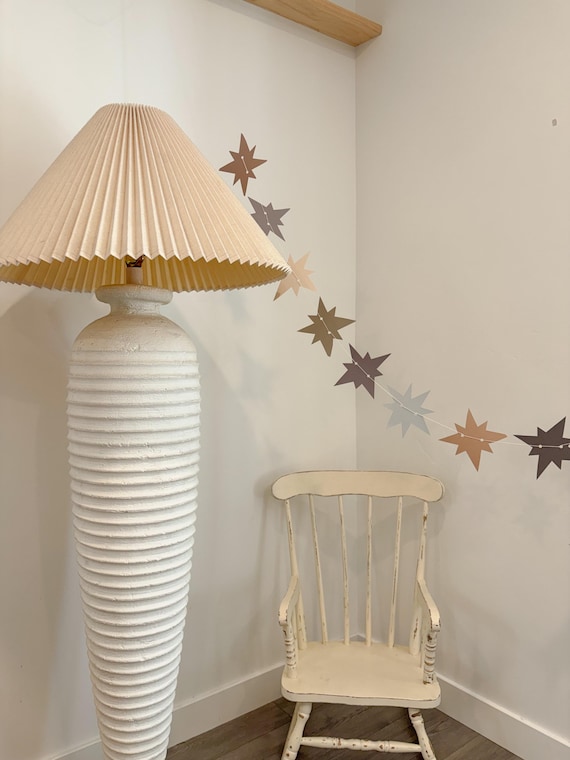 Handmade Star Garland | Heirloom Nursery, Baby Shower Decor