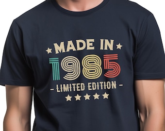 1985 40th Birthday T-Shirt | Funny 40th Gifts for Dad, Gifts for Him | Classic 40th T-Shirt for Men