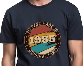 Vintage 1985 40th Birthday T-Shirt – Funny Gift for Dad