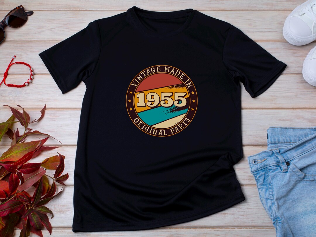 T-shirt Homme - Anniversaire 71 Ans - Original 1955 - Pur produit Breton