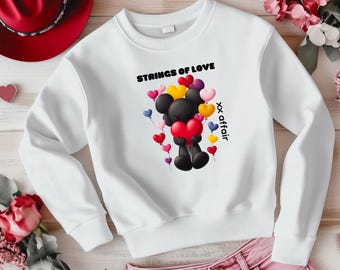Sudadera con arte inspirado en KAWS: regalo de San Valentín