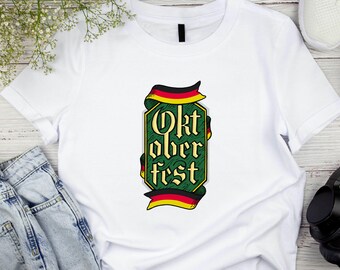 Oktoberfest T-shirt, shirt Duits bierfestival, Beiers kostuum T-shirt, München feestshirt, grappig Prost Beer-T-shirt, Oktoberfest-outfit