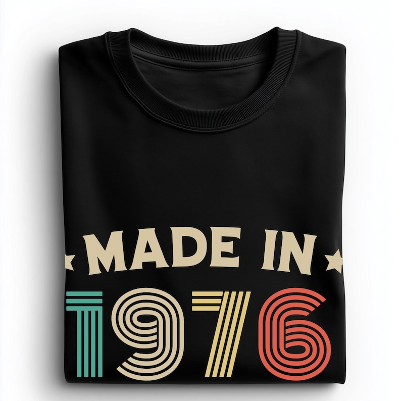 Camiseta de 50 cumpleaños de 1976 / Regalos divertidos de 50 cumpleaños para él y para ella, regalos para él / Camiseta clásica de 50 cumpleaños para hombre y mujer imagen 5