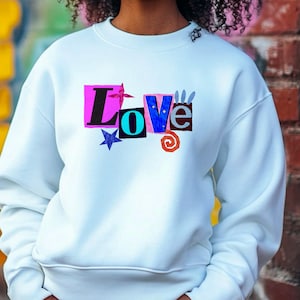 Moletom Love - Presente aconchegante de Dia dos Namorados para ele, presente para ela | Aniversário exclusivo, vestuário romântico