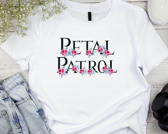 Maglietta da damigella d'onore – Abito da sposa Petal Patrol