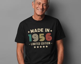 Camiseta de 70 cumpleaños / Divertido regalo de 1956 para él y para ella